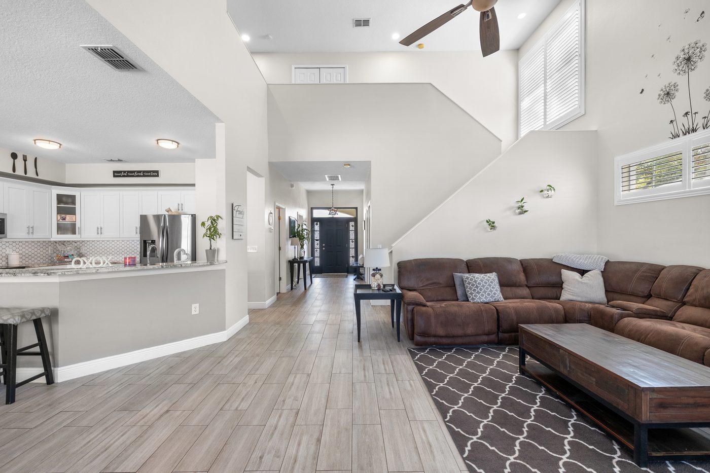 Living Room - Cathedral Ceiling